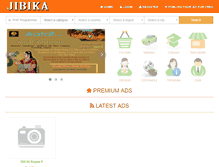 Tablet Screenshot of jibika.co.in